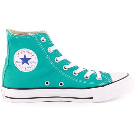 Converse Chuck Taylor All Star Hi Womens Turquoise Trainers New Shoes