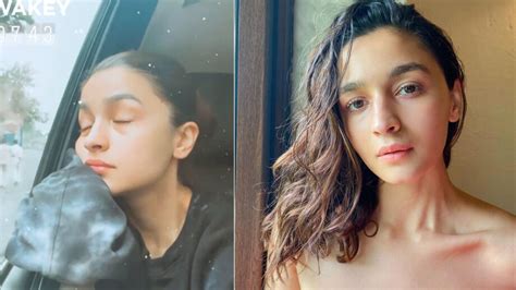 Unseen Rare Moment Of Alia Bhatt Caught Sleeping On Camera Goes Viral