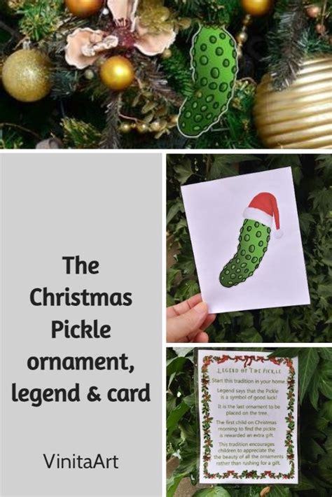 Free Printable Christmas Pickle Poem Printable
