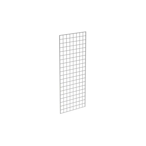Econoco 60 In H X 24 In W Chrome Metal Grid Wall Panel Set 3 Pack