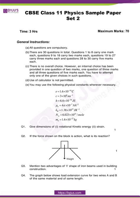Cbse Class Physics Sa Ii Sample Question Paper By Panel Of Experts My