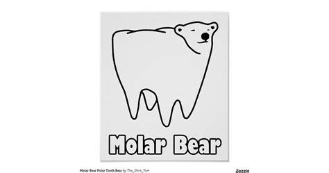 Molar Bear Polar Tooth Bear Zazzle