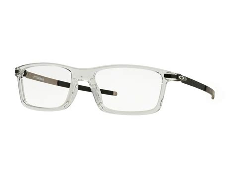 Oakley Ox8050 02 Mens Pitchman Clear Frame Clear Lens