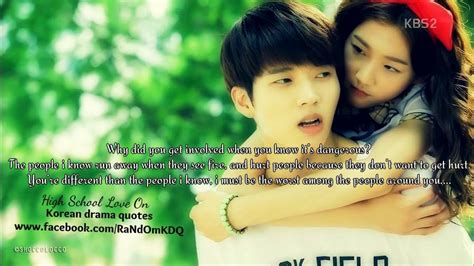 As he put it, though money cannot change your health or how many people love you, it lets you be in 'more interesting environments. 20 Beautiful Love Quotes from Korean Dramas (2014 Edition)