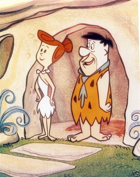 Fred And Wilma Flintstone Unsigned 8x10 Photo Classic Cartoon
