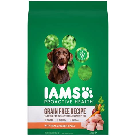 Iams Proactive Health Adult Dry Dog Food Grain Free Recipe With Real