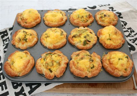 Ham And Corn Mini Quiches Quick And Easy Bake Play Smile