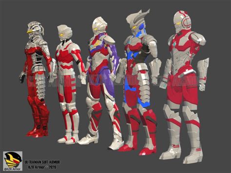 Ultraman Netflix Suit Armor Pepakura Foam Cosplay By Ryankenzure On