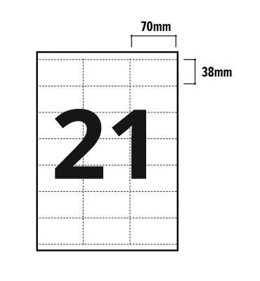 This ryman address labels p21 pack contains 100 a4 sheets, each containing 21 these p21 ryman address labels are ideal for business users as they give letters. 21 Labels Per Sheet - Square Corner Labels - 100 Sheets