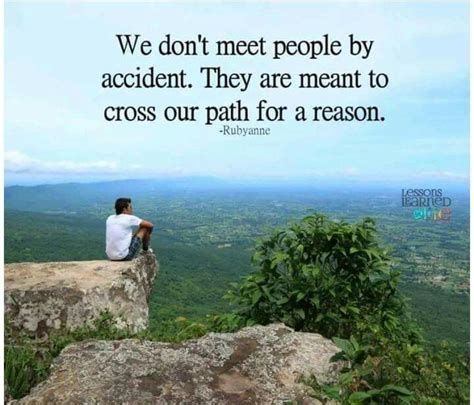 Crossing Paths Meeting People Inspirational Quotes Life Inspiration