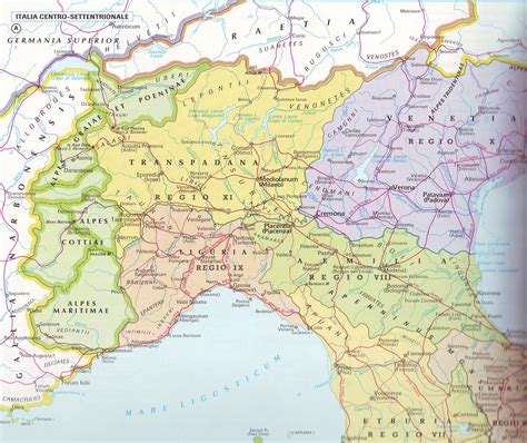Cartina Montagne Nord Italia Tomveelers