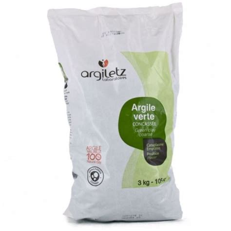 Argiletz Argile Verte Concassée 3kg