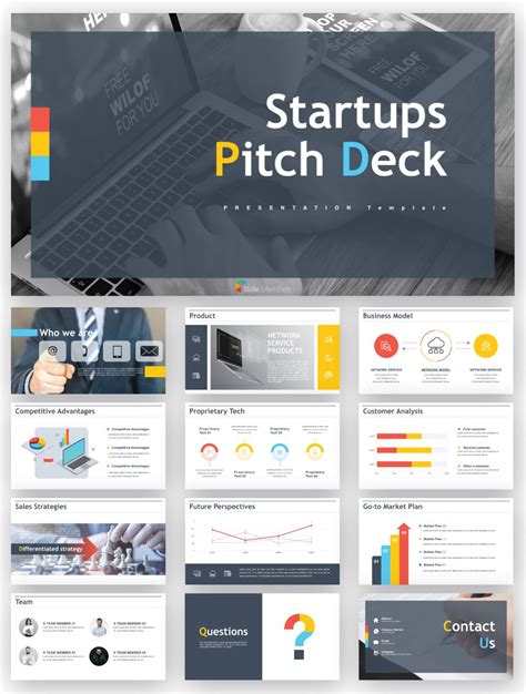 Modern Startup Pitch Deck Design Sample Pitch Deck Startups Business