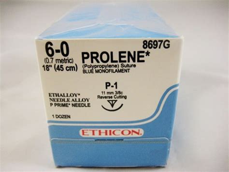 Ethicon Prolene 6 0 Suture Monofilament Nylon Medwest Medical Supplies