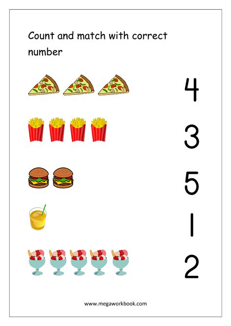Number Matching Activities For Preschoolers