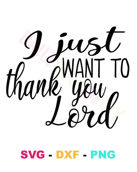 Thank You Lord Svg Daily Dose Of Diy