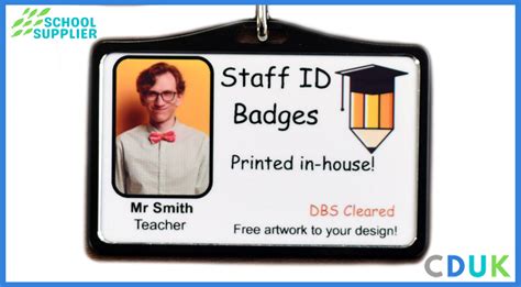 Staff Id Badges School Supplier