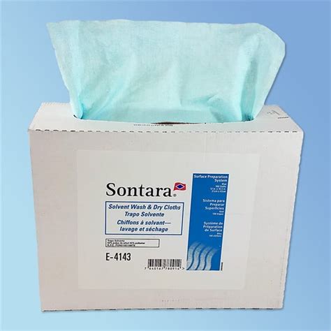 Sontara Solvent Wash And Dry Cloths Automotive Wipe Dispenser Box 12