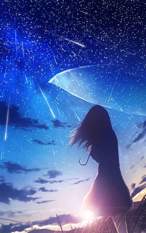 Cool Anime Galaxy Wallpapers Wallpaper Cave