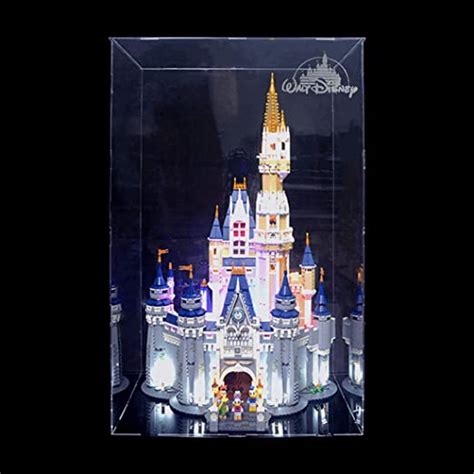 Ravpump Acrylic Display Case For Disney Castle Model Clear Display