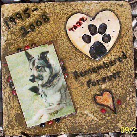 They keep us company, play with us, and comfort us in difficult times. Kids' Crafts | Garden stepping stones, Memorial stones, Pet memorial stones