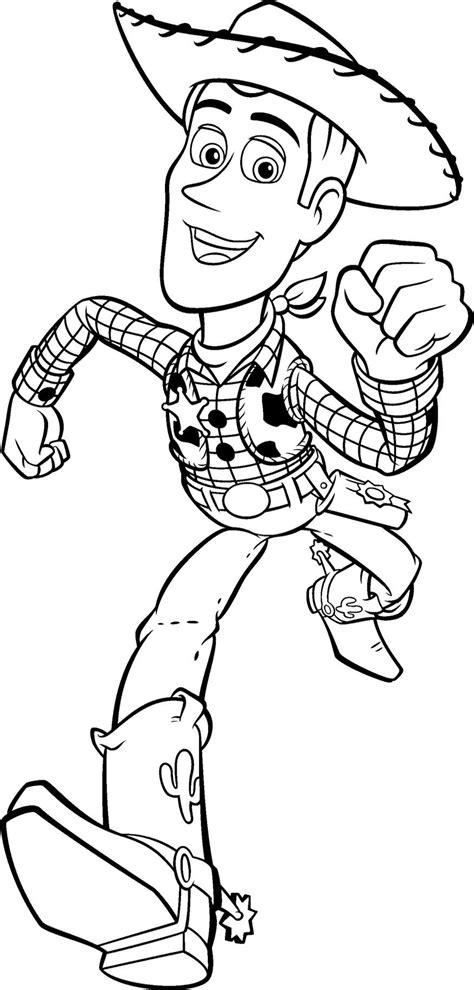 Toy Story Dibujos Para Colorear Woody Toy Story Coloring Pages Hd Png