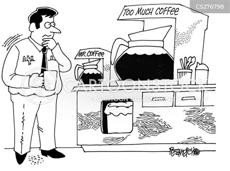 Too Much Coffee Cartoons And Comics Funny Pictures From Cartoonstock