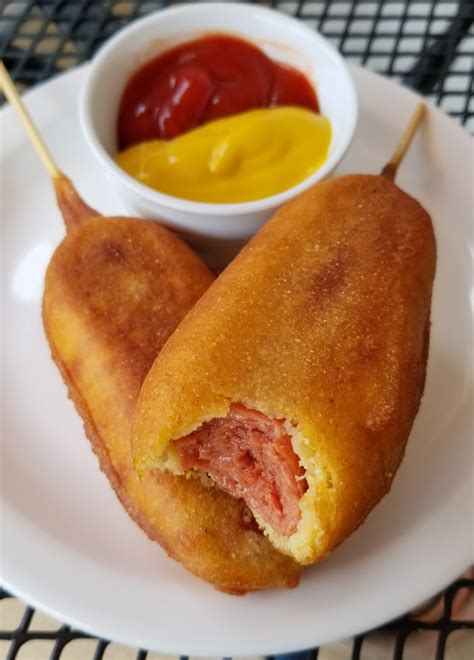 Homemade Hand Dipped Corn Dogs Amanda Cooks And Styles