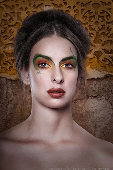 Extreme Makeup Photographer Sacha Van Manen Model