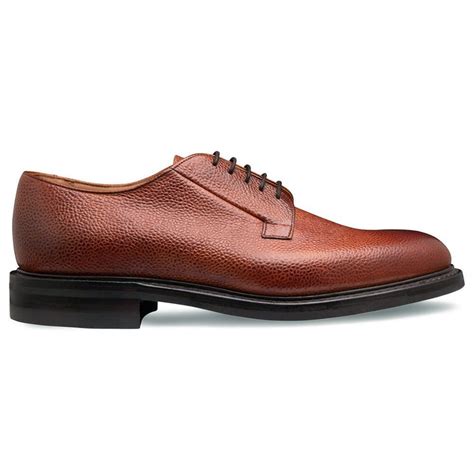 Cheaney Deal Ii R Mahogany Derby Shoe Handcrafted In England