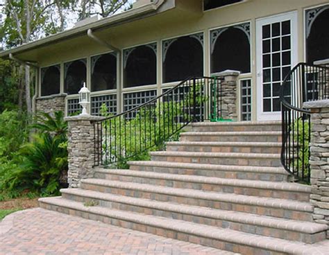 Note that we only do curved stair railing in our polyurethane line of railing. Elegant custom curved exterior stair rail with straight pickets
