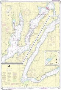 Noaa Nautical Chart 18476 Puget Sound Hood Canal And Dabob Bay