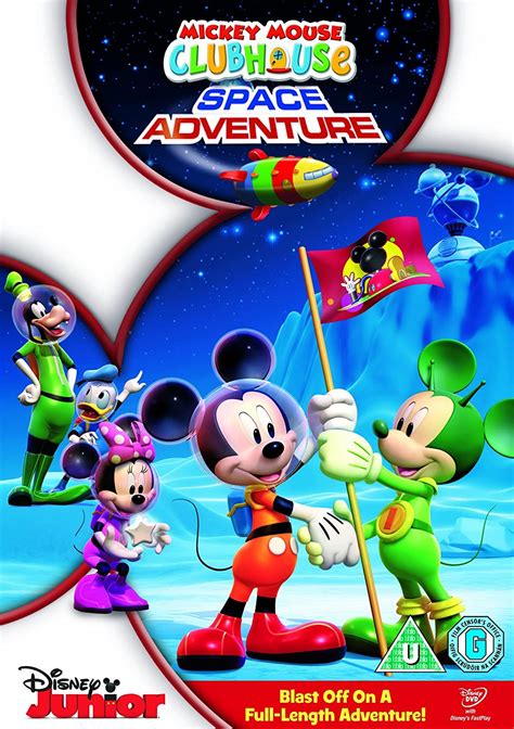 Mickey Mouse Club House Space Adventure Dvd Uk Kelly