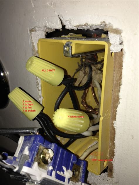 Electrical How To Rewire The Bathroom Fan Light And Receptacle