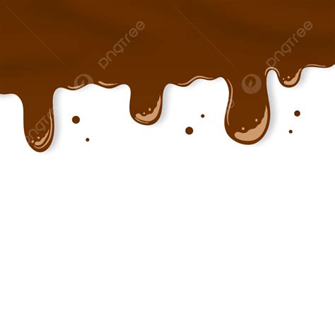 Chocolate Derretido Png Cobertura De Chocolate Ilustração De