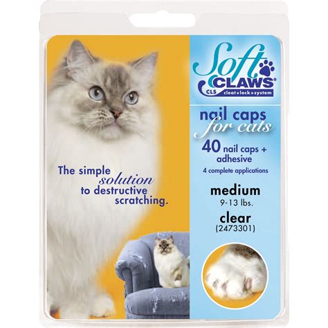 Soft Claws Clear Cat Nail Caps Medium Petco Soft Claws Cat Nail