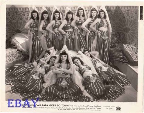 Busty Sexy Harem Babes Vintage Photo Ali Baba Goes To Town Ebay