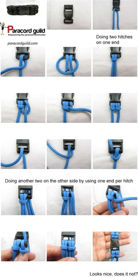 Visit us on social media. How to attach a buckle to a paracord bracelet - Paracord guild by carrie | Paracord bracelet diy ...