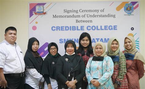 Credible Collegekerjasama Credible College Dan Smkn 1 Batam