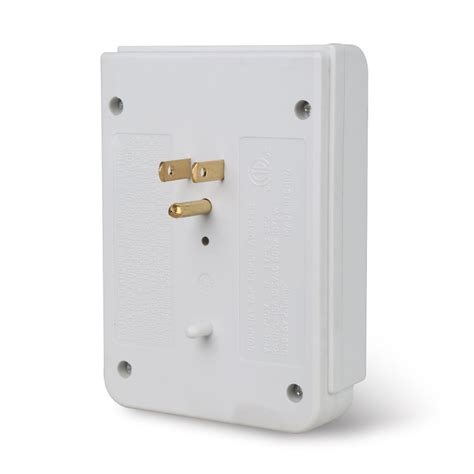 3 Ac Outlet Wall Mount Surge Protector With 2 Dual Usb
