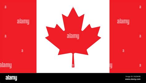 Canada Canadian Vertically Striped Flag With Maple Leaf Member Of