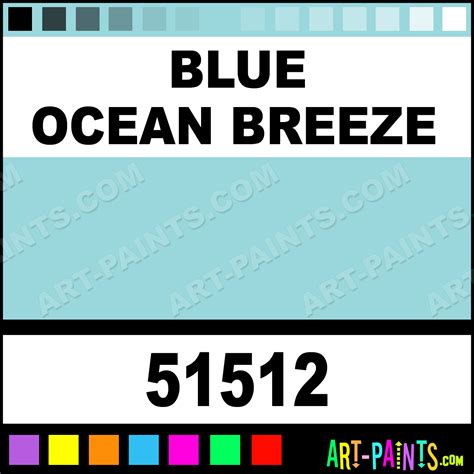 Blue Ocean Breeze Indoor Outdoor Spray Paints 51512 Blue Ocean