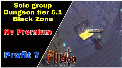 Albion Online Mobile Solo Group Dungeon Tier 51 Black Zone Gameplay