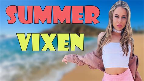 Summer Vixen The Star Who Started In 2021 With More Than 77 Thousand Fans On Twitter Youtube