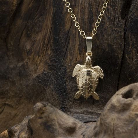 Silver And Solid Gold Turtle Pendant Simon Kemp Jewellers