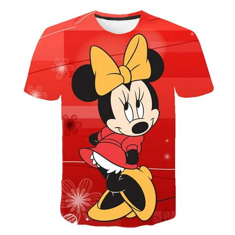 Camisetas De Dibujos Animados De Disney Mickey Mouse Disfraces Niñas 2023 Las Nuevas Camisetas