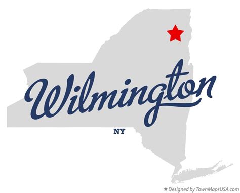 Map Of Wilmington Ny New York