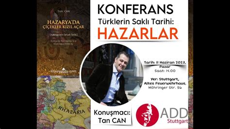 ADD Konferans Hazarlar Türklerin SAKLI Tarihi Bölüm 1 YouTube