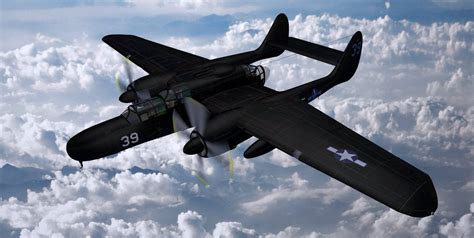 Northrop P 61 Black Widow 3d Model By Chipbasschaos Ph