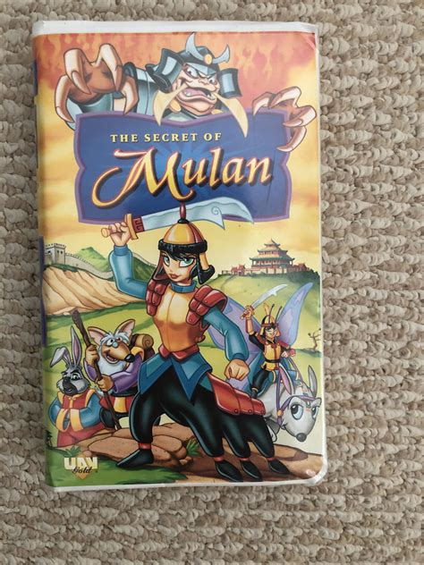 Vhs Tape “the Secret Of Mulan” Rnostalgia